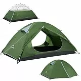 Naturehike Bleik Ultralight Kuppelzelt Wasserdicht (3000mm) Zelt 2-3 Personen Leichtes Zelte für Camping, Wandern & Trekking (Grün/3 Personen)