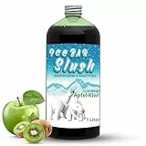 ICE Bär Sirup AZO FREI | 1 Liter Flasche | Konzentrat für Slushy Getränke Maker Eis Slushmaschinen Eismaschinen 1:5 bis 1:20 (Apfel Kiwi)