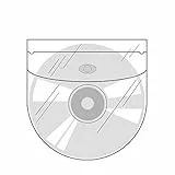 KLEBESHOP24 CD-Taschen selbstklebend | Transparent | Mit Klappe | 20 oder 100 Stück | CD-Hüllen zum Einkleben | Selbstklebende Hüllen für CD, DVD und Blu-ray / 20 Stück