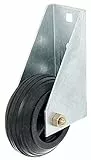 Alberts 214364 Torlaufrolle | für schwere Tore, zum Anschrauben | feuerverzinkt | Ø80 mm