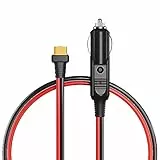 AFERIY Zigarettenanzünder zu XT60 Kabel Autoladegerät Stecker für Autos/LKWs zu Solar Generator,12/24V