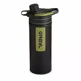 GRAYL GeoPress 710ml Outdoor Wasserfilter Trinkwasser I Eliminiert 99,99% aller Bakterien und Viren I Perfekt für Camping, Survival und Reisen (Black Camo)