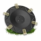 3DHerb 6er Messerscheibe kompatibel mit ECOVACS Goat O500, O800, O1200, G1-800, G1-2000, G1 - Premium Mähteller aus glasfaserverstärktem Kunststoff für 6 Klingen (Messerscheibe ohne Klingen)
