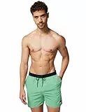 Tommy Hilfiger Herren Badehose Medium Drawstring mit Tunnelzug, Grün (Fort Green), S