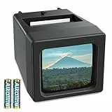 DigitPro 35mm Diabetrachter für alte Dias, Dia-Betrachter 2X Vergrößerung LED beleuchteter Diaprojektor für 35mm Dias, AA Batterie betrieben (2 AA Batterien enthalten)