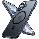 Miracase für iPhone 17 Hülle für Magsafe [TOP Militärschutz & Magnetkraft] Stoßfest Kratzfest mit Samtiger Haptik Extrem Langlebig Handyhülle für iPhone 17 6,3', Matt-Schwarz