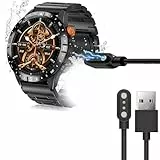 Blueshaweu Ladekabel Kompatibel mit Loekneue 2024 New Smartwatch Herren 1,43 Zoll AK57, Kabel Ladegerät Ladestaion für SWGOTA AK57/ Loekneue AK57 /DEKELIFE AK57 Smartwatch (schwarz)