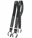 KOX Hosenträger Schwarz/Grau