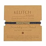 KELITCH Damen-Armband, handgefertigt mit Miyuki-Perlen, unelastisches, stapelbares Armband, Armband, Mode-Strang-Schmuck-Sets