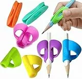 UWinsic 8x Schreibhilfe für Stift Kinder - Schreiblernhilfe Grip Schreiblernstift Bleistift Griffe Kinder Stifthalter Bleistifthalter Haltung Rechts