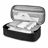 wonsar Federmäppchen Mäppchen Federtasche Etui 4 Fach Federmäppchen Mädchen Jungen Teenager Schlamppermäppchen für Schule & Büro