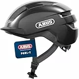 ABUS Fahrradhelm PURL-Y – geeignet für E-Bike und S-Pedelec – stylisher NTA-Schutzhelm für Erwachsene und Jugendliche – Dunkelgrau, Größe M