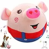 Audasi interaktives Spielzeug für Hunde Aktives bewegliches Haustier Plüschtier Bewegendes Hundespielzeug Ball Bissfest Haustiers Plüschspielzeug Elektrisch für Haustier Hunde IQ Trainingsball