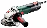 metabo Winkelschleifer WEA 11-125 Quick - 1100 W, 125 mm Scheiben-Ø, 10.500 U/min, 3 Nm Drehmoment - Schnellspannsystem, kompakt & leistungsstark für Trennen, Schleifen & Fräsen - Inkl. Zubehör
