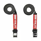 Tatonka Packriemen Easy Strap 18mm / 2m (2 Stück) - Zwei Spanngurte mit Metallschließe - 1,8 cm breit und 200 cm lang - Zur Volumenregulierung oder zum Befestigen von Ausrüstung