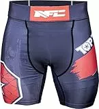 TOP TEN MMA Kompressions-Shorts „NFC Fight Night“ - schwarz-rot, Gr. S
