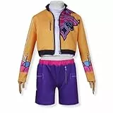 Yigoo Korea Pop singer Kostüm Kinder, Pop Star Cosplay Costume Outfit Mädchen, Anime Jäger Popsänger Idol Bühnenuniform Verkleidung für Karneval Halloween Party 130
