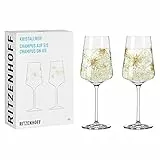 Ritzenhoff 60810011 Champagnerglas-Set, Glas, 400 milliliters, 2 Stück (1er Pack)