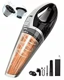 TEMOLA Handstaubsauger Akku, 15000PA Leistungsstarker Handstaubsauger Kabellos mit LED-Licht, Mini Staubsauger mit Bürstenlosem Motor, 2-Geschwindigkeit Staubsauger für Auto, Haus, Küche, Tierhaare