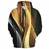 Herren T Shirt Kapuzenjacke Herren Kompressionsshirt Herren Pullover Herren Kapuzenpullover Für Herren Langarmshirts Für Herren Sweatshirt Herren Herren T Shirt Tshirt Herren Oversize（1-Yellow,4XL）