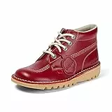 Kickers Damen Kick Hi' Kurzschaft Stiefel, Rot (Red/Light Cream), 40 EU
