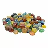 GICO Echte Edelsteine, 1 Beutel 90 Stück für alle Steinchenspiele, Hus, Bao im Baumwollbeutel - 7953-90