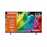Grundig 43 VOE 84 Q Fernseher 43 Zoll (108 cm) QLED TV, VPI 1800, Google TV, 4K UHD, Dolby Vision, HDR10+, Motion Picture Improvement, Chromecast Built-in, Bluetooth, Smart TV, Schwarz