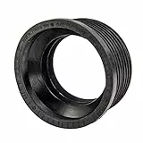 HAAS Gummi-Manschette für Gussrohr-Winkel | für Anschluss 1 1/2 Zoll | Gummi schwarz | 1 Stück