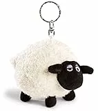 NICI 47863 Schlüsselanhänger Shaun das Schaf Shirley Plüsch Keyholder, 10cm
