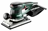 metabo Sander SRE 4351 TurboTec - 350 W, 114 x 229 mm, 22.000/min Schwingzahl - Vario-Elektronik, TurboBoost, Staubabsaugung, vibrationsarm - Für Holz, Lack, Farbe, Gipsplatten