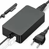 Ruilezyo 127W 15V 8A Adapter Netzteil Ladegerät Ladekabel für Microsoft Surface Pro 11/10/9/8/7+/7/6/5/4/3/X, Surface Laptop 7/6/5/4/3, Surface Book 2/3, Surface Laptop Studio 2/1 mit 5V 1A USB Port