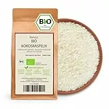 Kamelur 500g BIO Kokosraspeln ohne Zuckerzusatz Kokosflocken BIO ohne Zusätze Kokosraspeln BIO in biologisch abbaubarer Verpackung