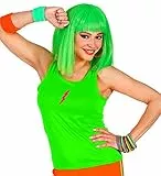 W WIDMANN MILANO Party Fashion - Tank Top, Neonfarben, Oberteil für 80er Jahre Mottopartys