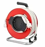 as – Schwabe LED Lichtband 25 m - Streifen Baustrahler 300W, 37.500 Lumen - langlebige LEDs - 120° Abstrahlwinkel - 10 Min Nachleuchtzeit - Lichtbandtrommel mit Befestigungsmaterial - IP65, 46714