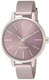 Nine West Damen-Mesh-Armbanduhr, NW/2280PKPK