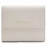 Lazarotti Bologna mittelgroße Leder Geldbörse Damen | mit Druckknopf, 8 Kartenfächer, Münzfach, RFID-Schutz | 12 x 10 x 3 cm (2 Breiten einstellbar)