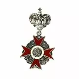 Fenical Schnallen Brosche Crown Königin Medaille Abzeichen Corsagen Hijab Pin Brosche für Frauen Männer