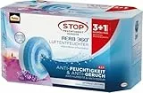Pattex AERO 360° Luftentfeuchter Nachfüll Tabs Lavendel, ultra-absorbierend und geruchsneutralisierend, für den AERO 360° Luftentfeuchter, reduzieren Kondenswasser, Nachfüllpack (3+1 x 450g)