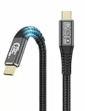 CAKOBLE usb 4 kabel 1m, mit thunderbolt 4 kabel,Kompatibel mit thunderbolt 3 kabel Unterstützt 8K HD Display, 40 Gbit/s Datentransfer, 240W USB-C auf USB-C Ladekabel,Laptops, Hub, Docking-Station