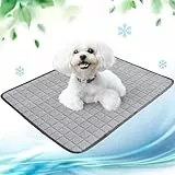 NIBESSER Kühlmatte für Hunde Pet Dog Cooling Mat Sommer Selbstkühlende Matte Hunde Katzen Haustier Kühlmatte Natürlich
