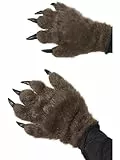 Smiffys Haarige Monsterhände, Braun Halloween