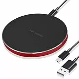 Kabelloses Ladegerät Ladepade 20W,Kabellose Ladestation Induktive Ladestation,Fast Wireless Charger,Kompatibel mit iPhone 12/13/14/15 Kompatibel mit Samsung Galaxy S23/S22/S21/S20/S10