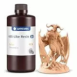 ANYCUBIC ABS-Like Resin 3.0, 3D Drucker Resin mit Ausgezeichneter Härte und Zähigkeit, Hochpräzises, Geruchsarmes 405 nm UV-härtbares Harz für Resin 3D Printer, Beige, 1000g
