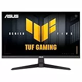 ASUS TUF Gaming VG279Q5A 27 Zoll Full HD Monitor (200 Hz, 0.3ms GtG, G-Sync, FreeSync, Adaptive Sync, ELMB, GameFast Input, HDR10, Fast-IPS Panel, 16:9, 1920x1080, DisplayPort, HDMI, Speaker)