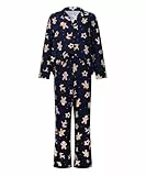 Hunkemöller Pyjama-Set Gingerbread - Peacoat - L
