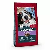 MERA Essential Brocken, Hundefutter trocken für alle Hunderassen, Trockenfutter mit Geflügel Protein, gesundes Futter mit Omega-3 und Omega-6, große Kroketten, 12.5kg