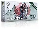 Stonemaier Games: Wyrmspan: Dragon Academy Erweiterung von Connie Vogelmann, Fügen Sie junge Drachen hinzu und trainieren Sie sie für lustige neue Fähigkeiten, Strategie-Brettspiel-Erweiterung, 1–5