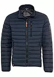 camel active Herren Leichte Steppjacke ohne Kapuze Dunkelblau, menswear-56