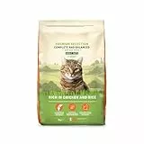 Amazon-Marke: Lifelong - Complete Komplett Trockenfutter für ausgewachsene Katzen, Huhn und Reis, 3kg, 1er-Pack