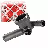 febi bilstein 29791 Kühlwasserflansch für Zylinderkopf, mit Dichtung, 1 Stück